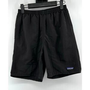 Patagonia Baggies Shorts Unisex Size XS Black Hiking Athletic Swim Trunks